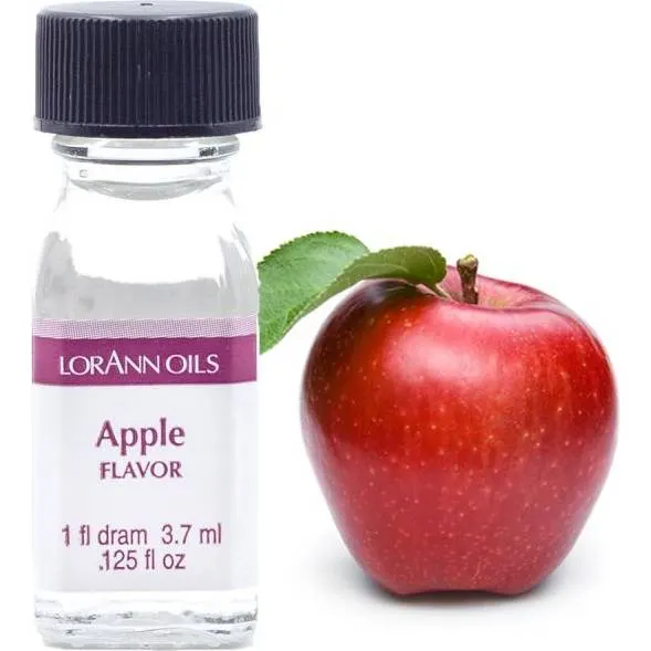 Koncentrované jablečné aroma LorAnn Oils v balení 3,7 ml pro ochucení dortů, krémů a dezertů