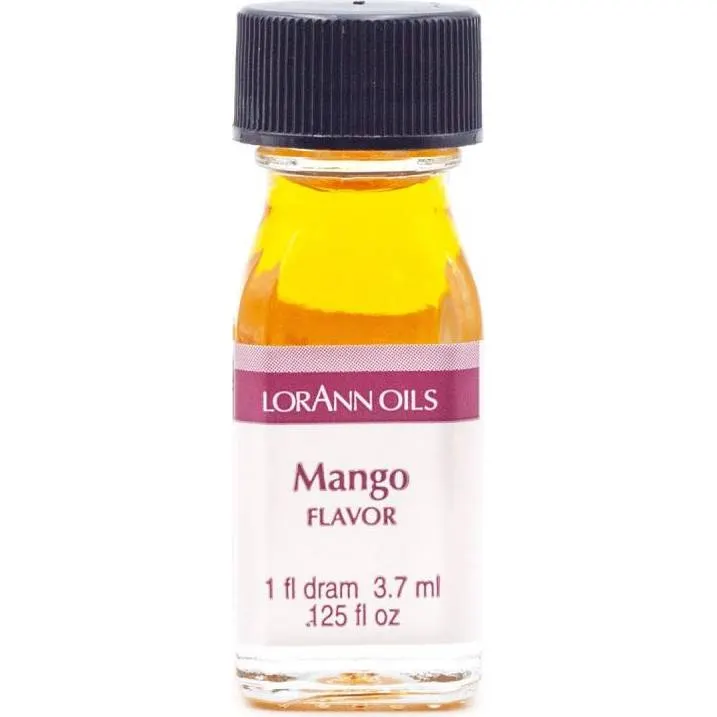 LorAnn aroma mango v lahvičce 3,7 ml, super silné koncentrované ochucení pro cukrářské výrobky