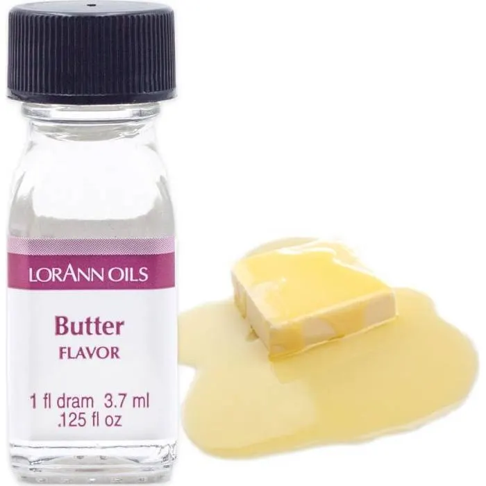 LorAnn aroma máslo super silné v lahvičce 3,7 ml pro dochucení cukrářských výrobků