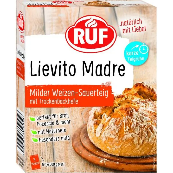 Kvasnice na pečení RUF v balení 105 g pro kynutí domácího těsta a pečiva