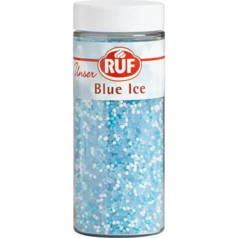 Cukrové perličky RUF v modro-bílém provedení na zdobení dortů a zákusků, balení 85 g