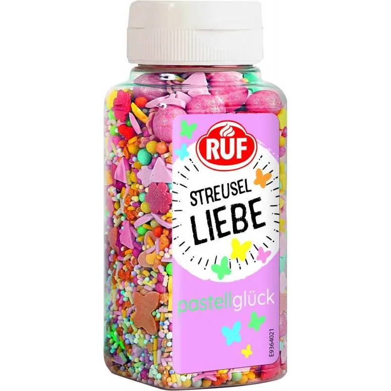 Cukrové zdobení párty mix od značky RUF v balení 140 g pro ozdobu dortů, muffinů a cupcaků