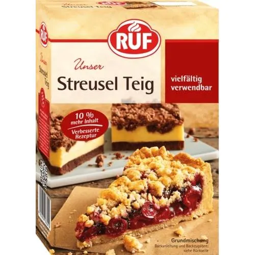 Směs na křehké těsto RUF v balení 450 g pro snadnou přípravu sušenek a koláčů