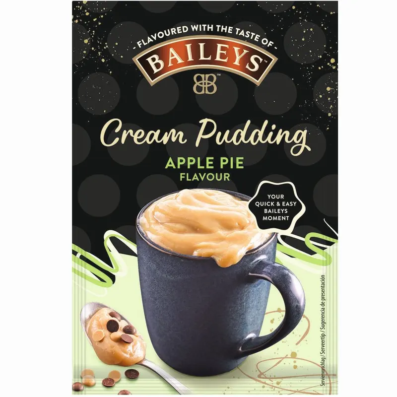 Krémový pudink Baileys s chutí jablečného koláče od značky Cake Masters, 1 kus, k přípravě horkého dezertu nebo máslového krému
