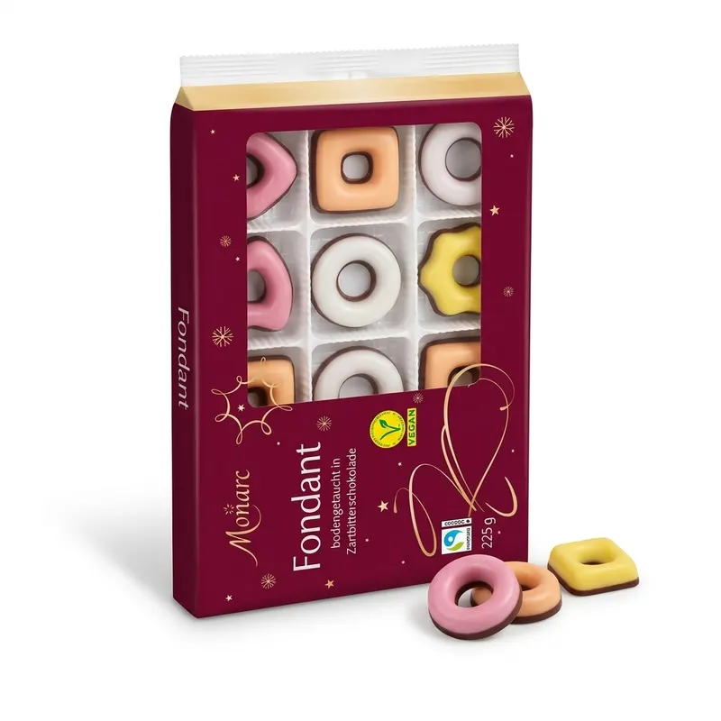 Želé Arabesky v hořké čokoládě od značky Monarc, balení 225 g