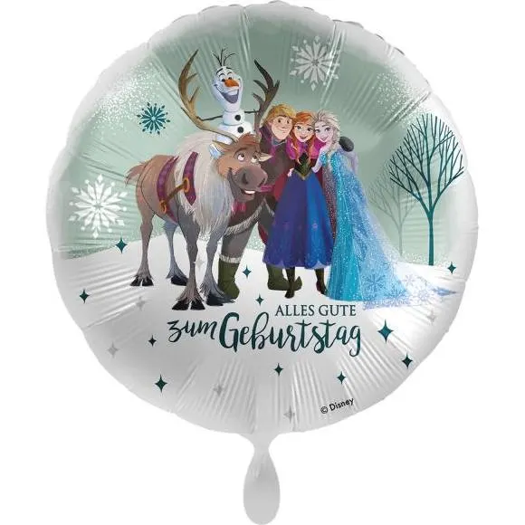Fóliový balónek s motivem Frozen o průměru 43 cm od značky Amscan pro dětské oslavy