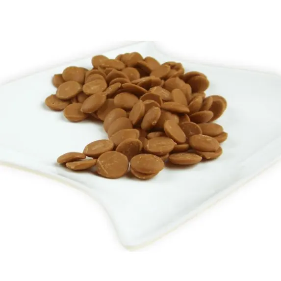 Callebaut Callets karamel mléčná čokoláda v pecičkách, 200 g, pro pečení a zdobení dortů