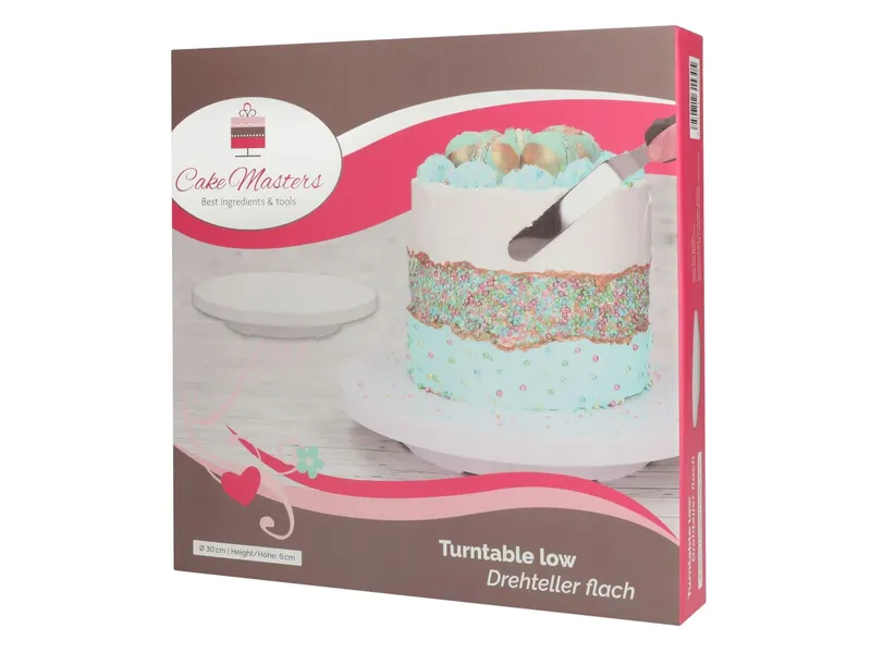 Otočný stojan pod dort značky Cake Masters o průměru 30 cm pro zdobení dortů
