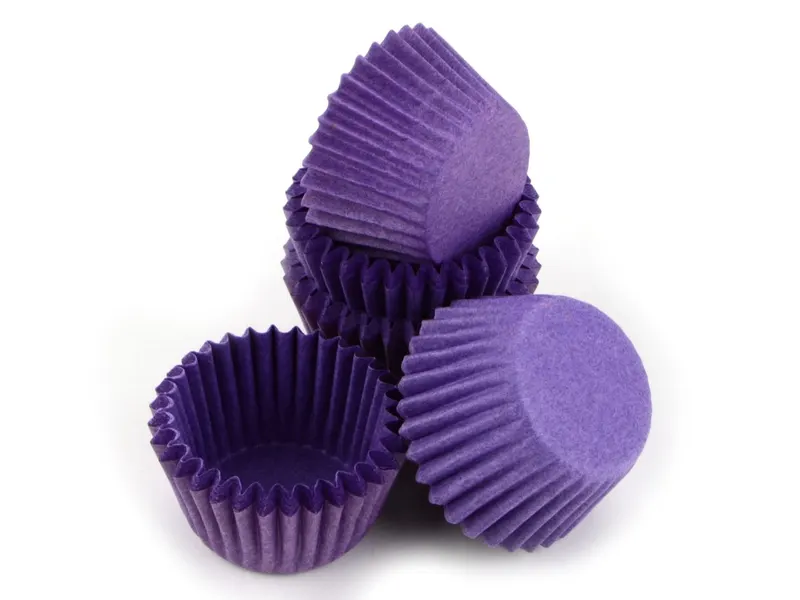 Fialové mini cukrářské košíčky na pralinky od značky Cake Masters