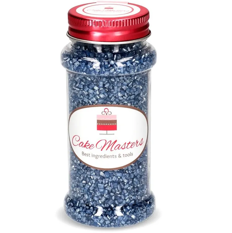 Modrý cukr na zdobení cukroví a dortů od značky Cake Masters v balení 100 g