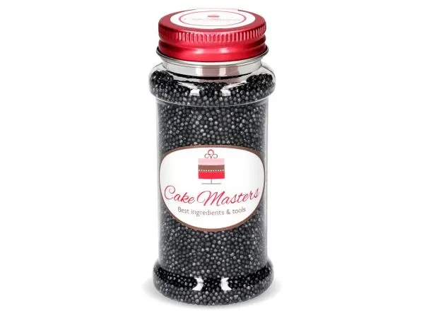 Černý máček Cake Masters na zdobení cukroví a dortů, balení 90 g