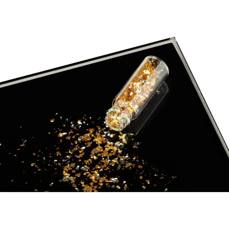 Jedlé stříbro Cake Masters v stříbrnooranžovém odstínu na zdobení cukrářských výrobků, 0,25 g