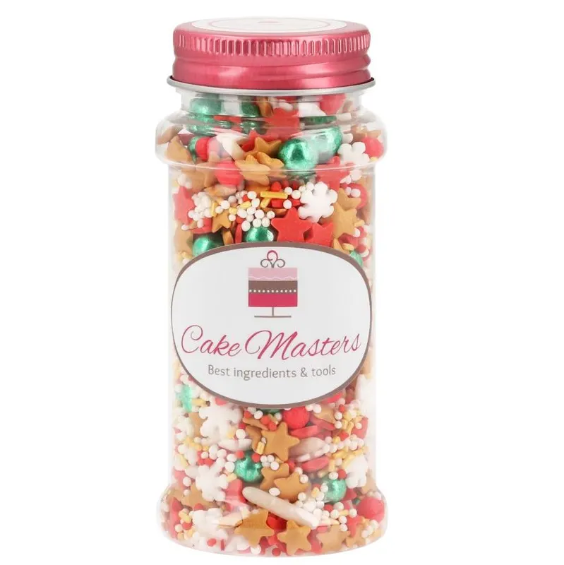 Zdobení na cukroví a dorty Cake Masters vánoční mix SANTA s motivy Mikuláše, 80 g