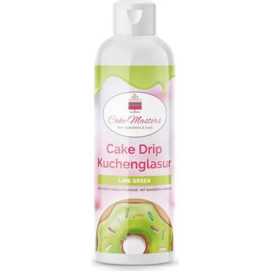 Limetkově zelená cake drip polevа značky Cake Masters na dezerty a dorty