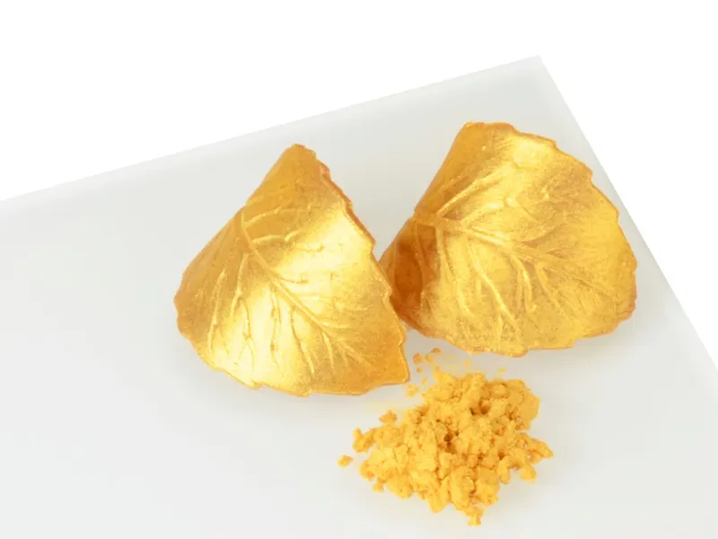 Vodou rozpustná prachová barva Cake Masters v odstínu gold light, 15 g, na zdobení dortů a cukrářských výrobků