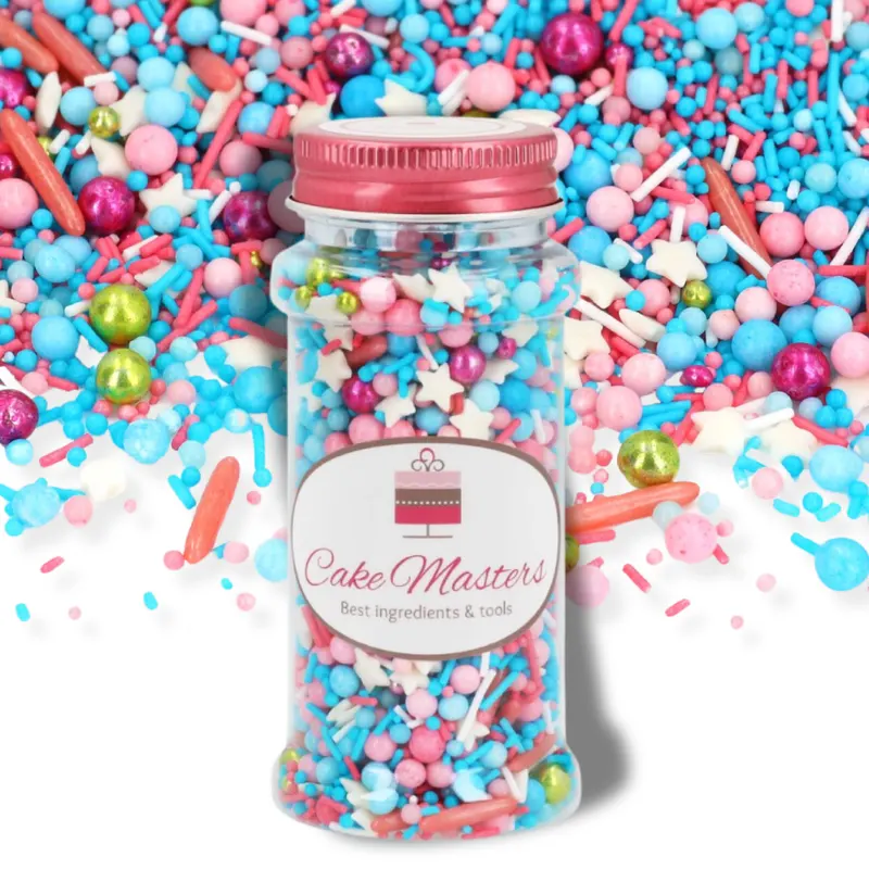 Cukrové sypání Candy World od značky Cake Masters o hmotnosti 80 g na zdobení dortů a cukroví
