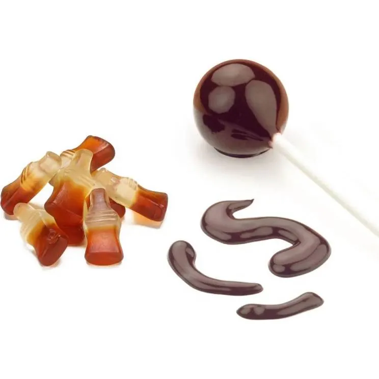 Cake pop glazura s příchutí cola od značky Cake Masters v balení 260 g pro polevování lízátek a dekorování cukrářských výrobků