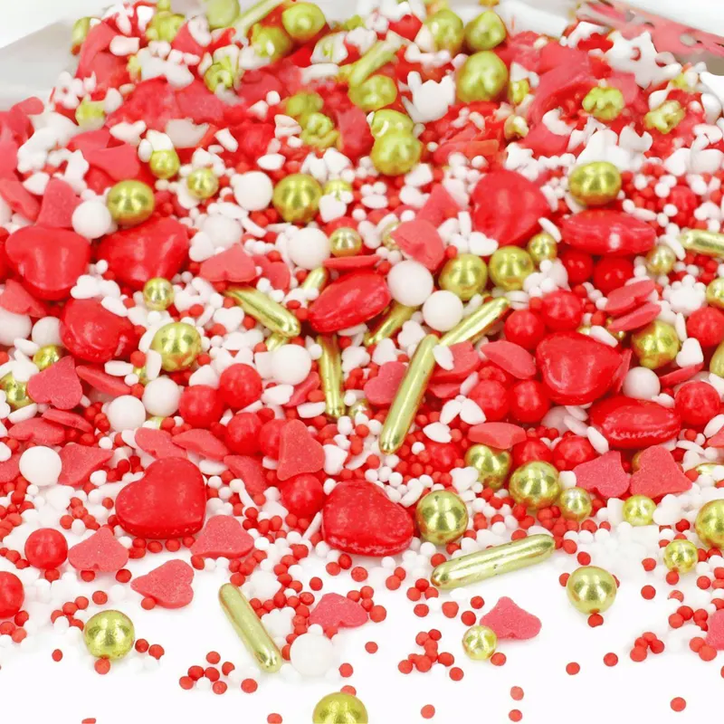 Cukrový zdobící mix Cake Masters Valentine Crush v balení 80 g určený na zdobení cukrářských výrobků