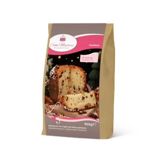 Směs na pečení panettone Cake Masters v balení 600 g pro přípravu tradičního italského kynutého koláče