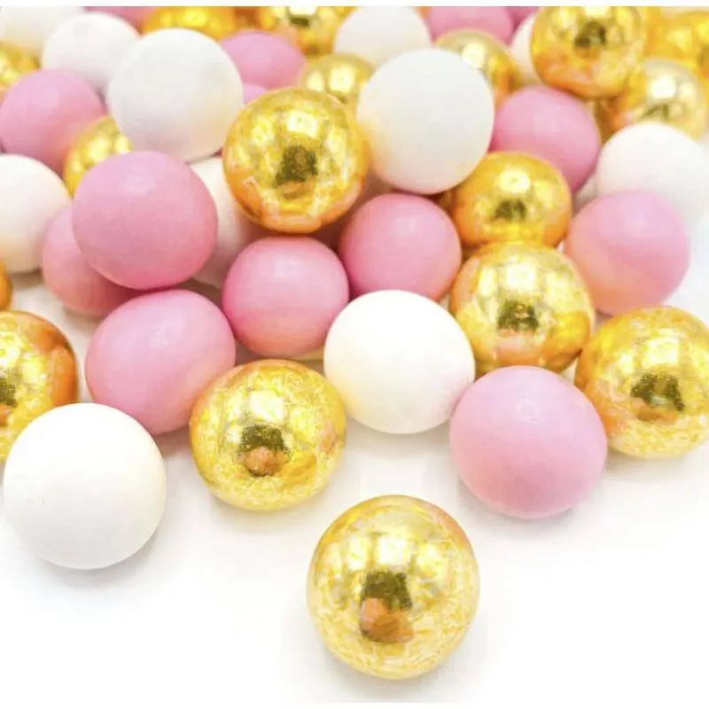 XXL čokoládové kuličky na zdobení dortů a cupcakes značky Happy Sprinkles, balení 130 g