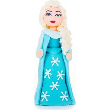 Cukrová figurka Elza z Frozen od značky I love Cakes na zdobení dortu, výška 10,5 cm