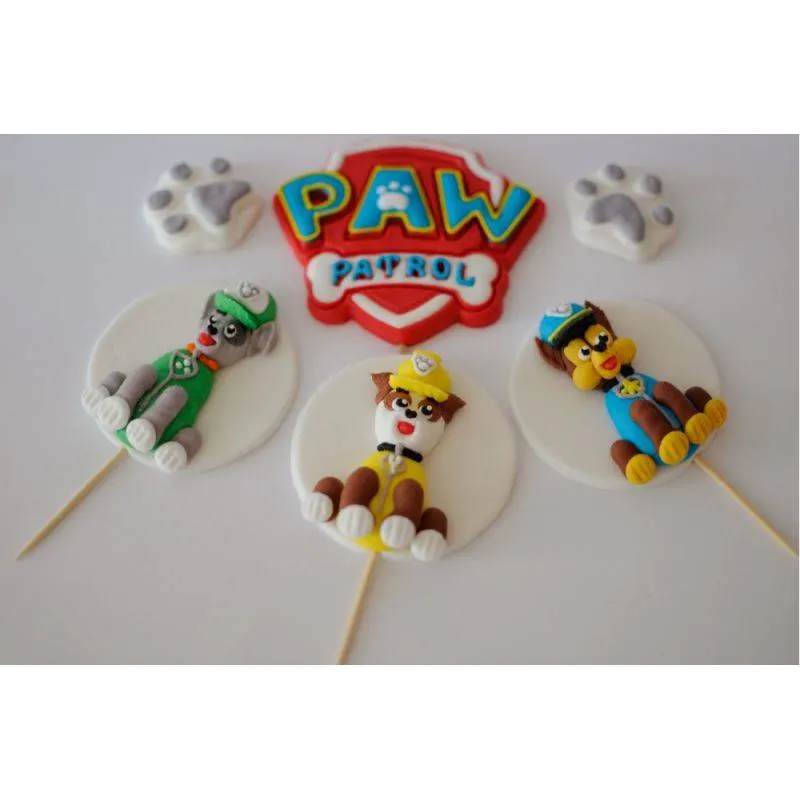 Cukrové figurky Paw Patrol na dort, sada 6 kusů od značky I love Cakes pro dětské oslavy