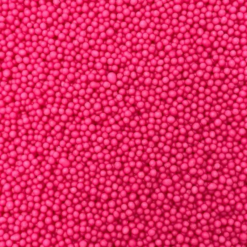 Růžové cukrové perličky 2 mm značky I love Cakes k zdobení dortů a cukrářských výtvorů