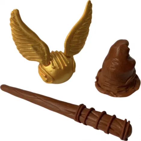 Cukrová figurka zlatonky z Harryho Pottera od značky I love Cakes na zdobení dortu