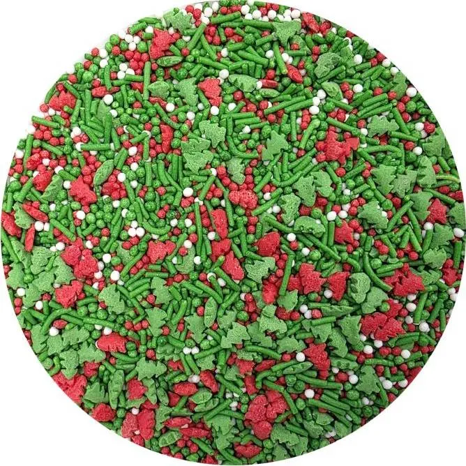 Cukrové zdobení Duch Vánoc od značky I love Cakes v balení 80 g určené k dozdobení vánočního cukroví, muffinů a dortů