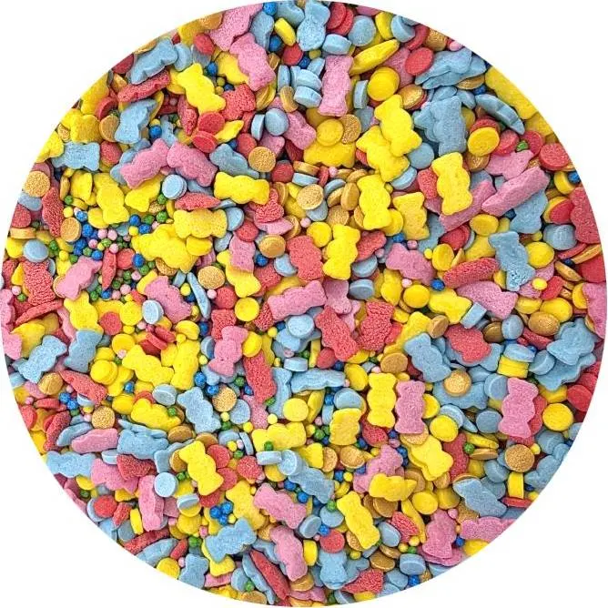 Cukrové zdobení Karnevalová noc od značky I love Cakes v balení 80 g pro dekoraci dortů a cupcakes
