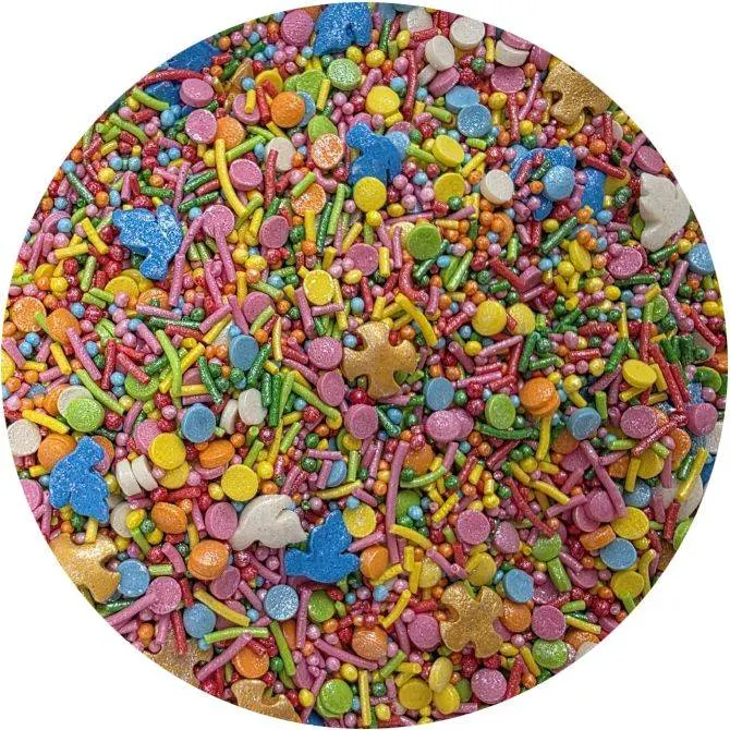 Cukrové zdobení ve tvaru holubiček na dort, balení 80 g od značky I love Cakes