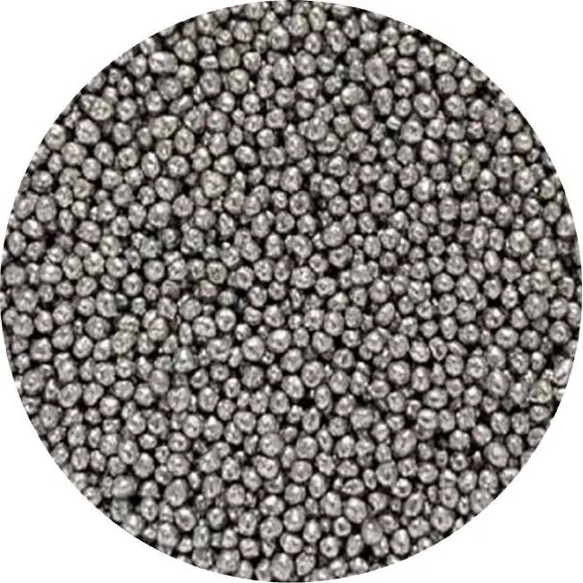Stříbrné metalické cukrové perly I love Cakes o velikosti 2 mm, balení 1 kg, slouží k zdobení dortů a cukrářských výrobků