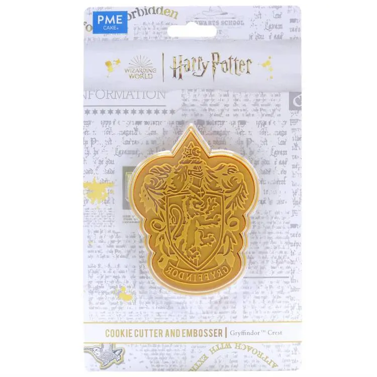 Vykrajovátko PME s otiskovačem ve tvaru znaku Nebelvíru z Harry Pottera pro sušenky a fondantové dekorace