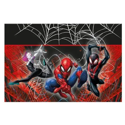 Plastový ubrus s motivem Spider-Mana na dětský stůl, rozměr 120x180 cm