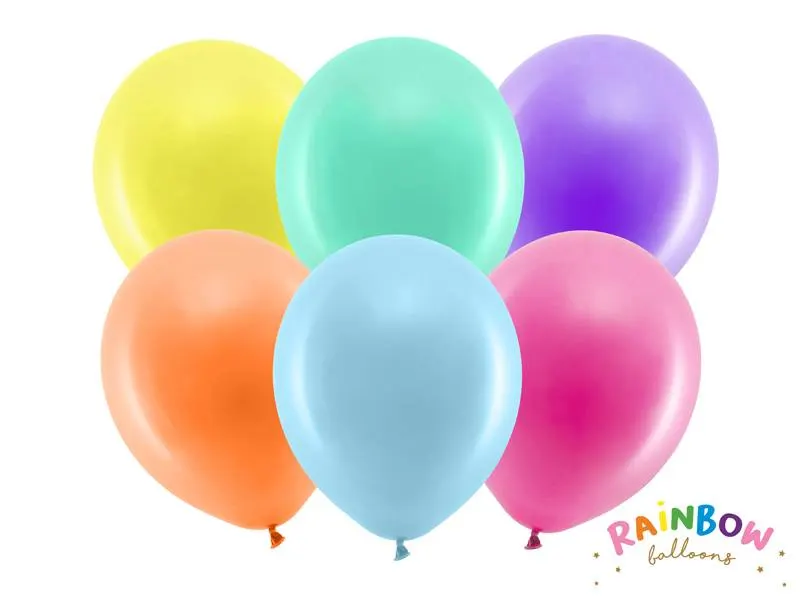 Pastelové latexové balónky PartyDeco o průměru 30 cm v balení 10 kusů na dekorace oslav