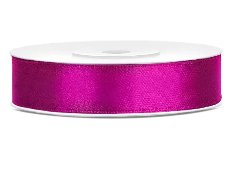 Fuchsiová stuha PartyDeco o šířce 12 mm a délce 25 m na zdobení dortů a balení dárků
