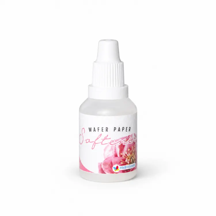 Změkčovač jedlého papíru Food Colours v lahvičce 20 ml k zvláčnění oplatkového papíru pro cukrářské zdobení