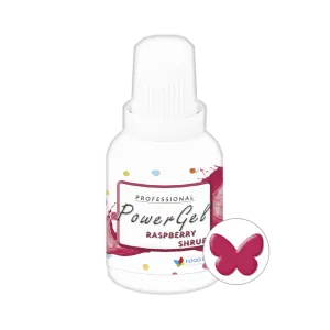 Gelová barva Food Colours PowerGel v odstínu Raspberry Shrub, malinová koncentrovaná barva na potravinové zdobení dortů a krémů