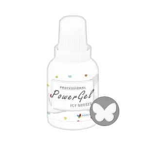 Gelová barva Food Colours PowerGel v ledově modrém odstínu Icy Breeze, 20 g, na obarvení krémů a modelovacích hmot