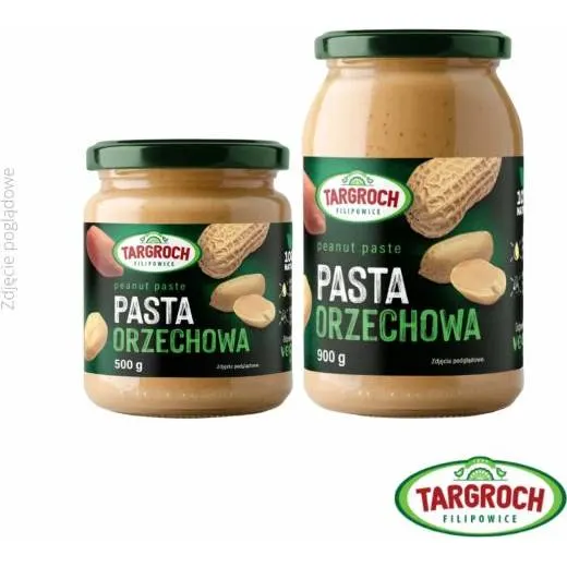 Arašídové máslo Targroch v balení 500 g s plnou chutí pražených arašídů vhodné do sladkých i slaných receptů