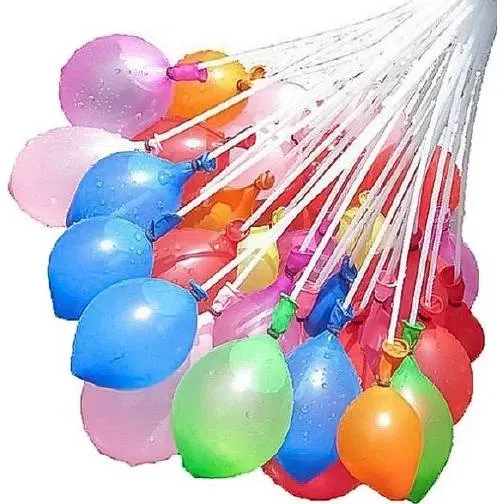 Vodní bomby v barevném mixu, balení 111 kusů od značky Party Pal na letní hry a oslavy