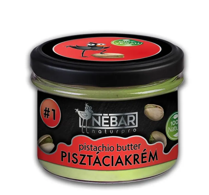 Pistáciová pasta Nébar 100% pro cukrářské krémy, náplně a těsta, balení 180 g