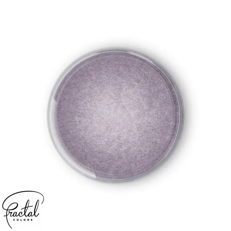 Dekorativní prachová perleťová barva Fractal Colors Moonlight Lilac v odstínu fialové s perleťovým leskem na zdobení dortů o hmotnosti 2,5 g