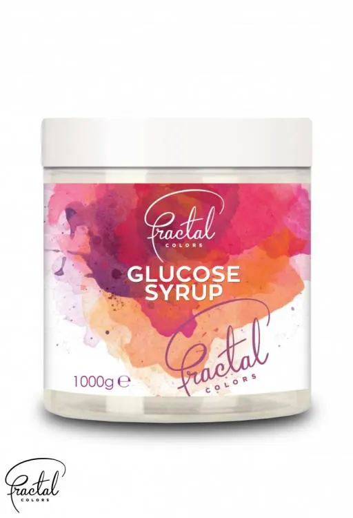 Glukózový sirup Fractal Colors v balení 1 kg pro hladké krémy a vláčný karamel