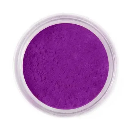 Dekorativní prachová barva Fractal Colors v odstínu Viola pro stínování a malbu cukrářských dekorací na dorty