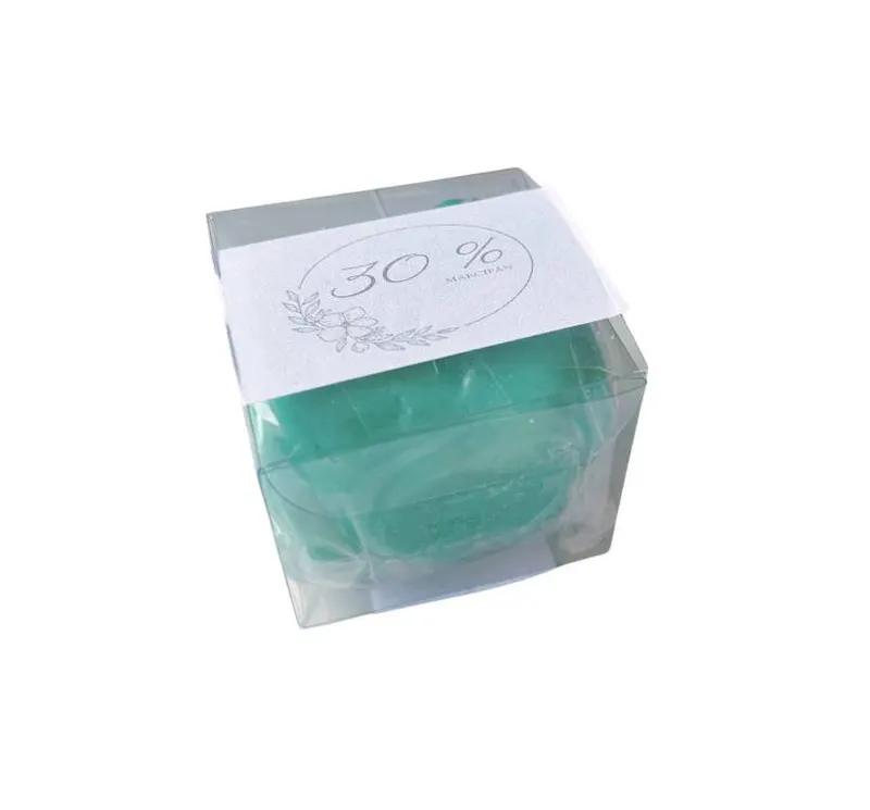 Pravý marcipán SweetArt s 30 % mandlí v tyrkysové barvě, 100 g, k modelování ozdob na dorty