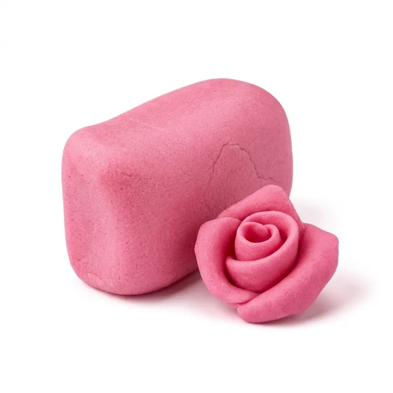 Světle růžový marcipán SweetArt s 30% obsahem mandlí na modelování a potahování dortů, balení 150 g