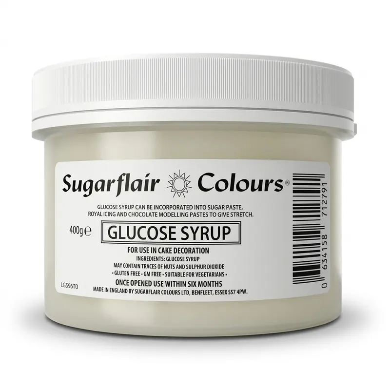 Glukózový sirup Sugarflair v balení 400 g pro přípravu hladkých polev a pružných potahovacích hmot