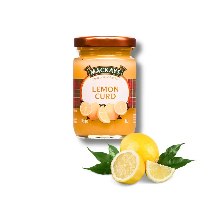 Mackays Lemon Curd citrónový krém v balení 113 g, tradiční britská náplň do dortů a dezertů