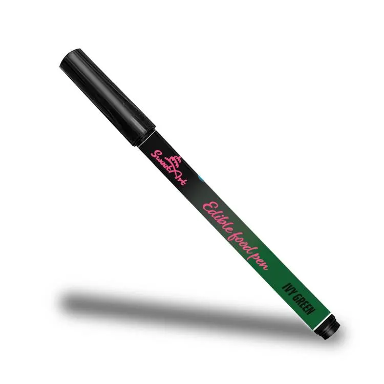 Jedlý fix SweetArt v odstínu Ivy Green od značky 4-Mix pro malování detailů na dorty a oplatky